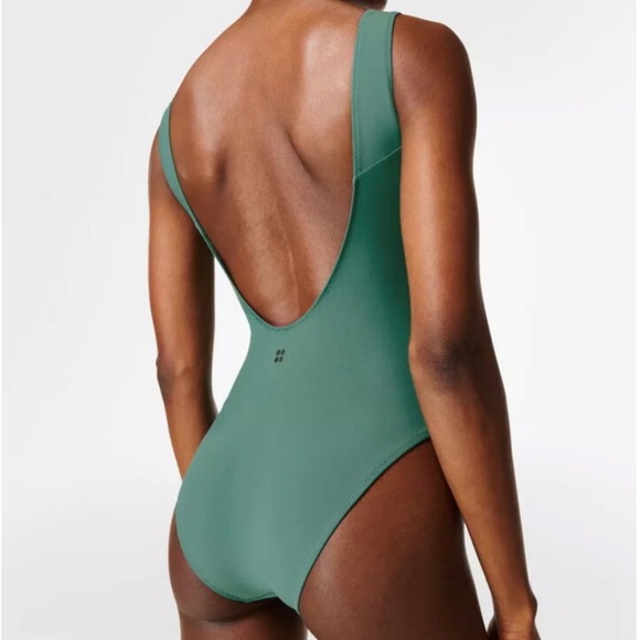 NWT Sweatty Betty Tidal Xtra Life Swimsuit Wave Green S - Picture 2 of 14